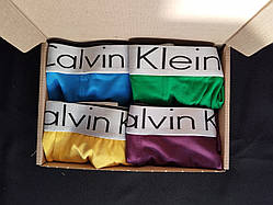 Подарунковий набір чоловічих трусів боксерів Calvin Klein (4 штуки)