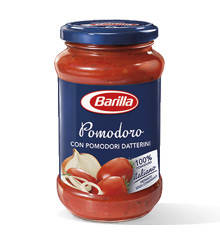 Соус томатний натуральний Barilla Pomodoro з додаванням цибулі, 400 г.