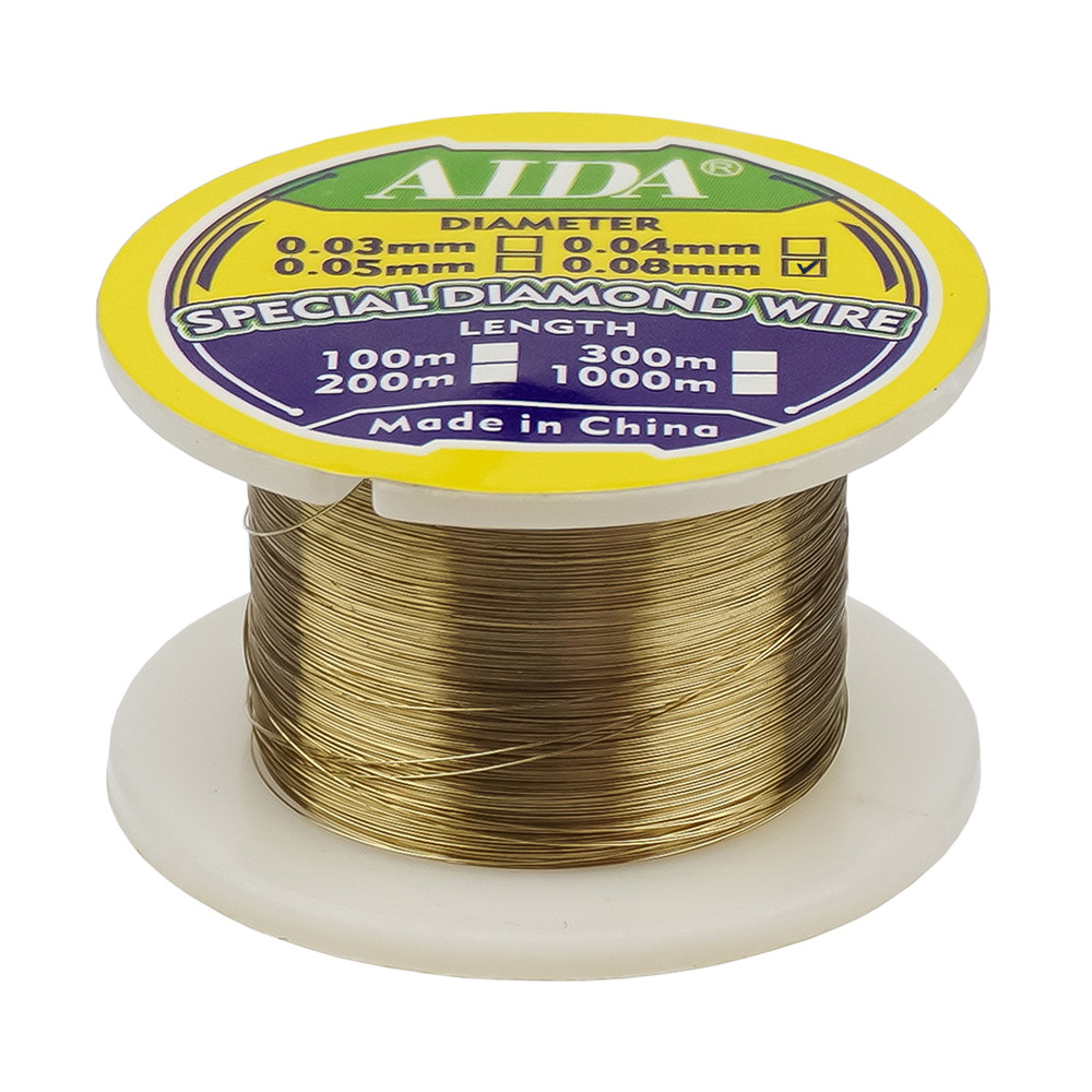 DR Дріт (струна) Aida 0,08 мм/100 м для поділу комплектів дисплей + тачскрин, фото 1