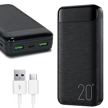 Повербанк на 20000мАг, KP-89 / Портативний зарядний пристрій / Power Bank / Павербанк