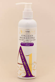 PHarmika Колагеновий бальзам-суфле для сухого та ламкого волосся з аргановою олією + Об’єм, 250 мл