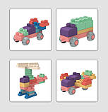М'який силіконовий конструктор для дітей Soft rubber building blocks 40 шт, фото 2