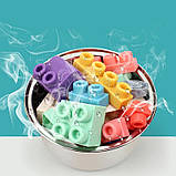 М'який силіконовий конструктор для дітей Soft rubber building blocks 40 шт, фото 8