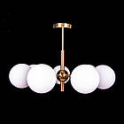 Люстра стельова в стилі лофт на 7 ламп Е14 колір каркасу бронза SM-3048/7, фото 3