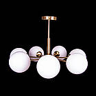 Люстра стельова в стилі лофт на 7 ламп Е14 колір каркасу бронза SM-3048/7, фото 2