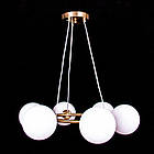 Підвісна люстра у стилі лофт на 6 ламп E14 колір каркасу бронза SM-3049/6P CP, фото 4