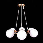 Підвісна люстра у стилі лофт на 6 ламп E14 колір каркасу бронза SM-3049/6P CP, фото 5