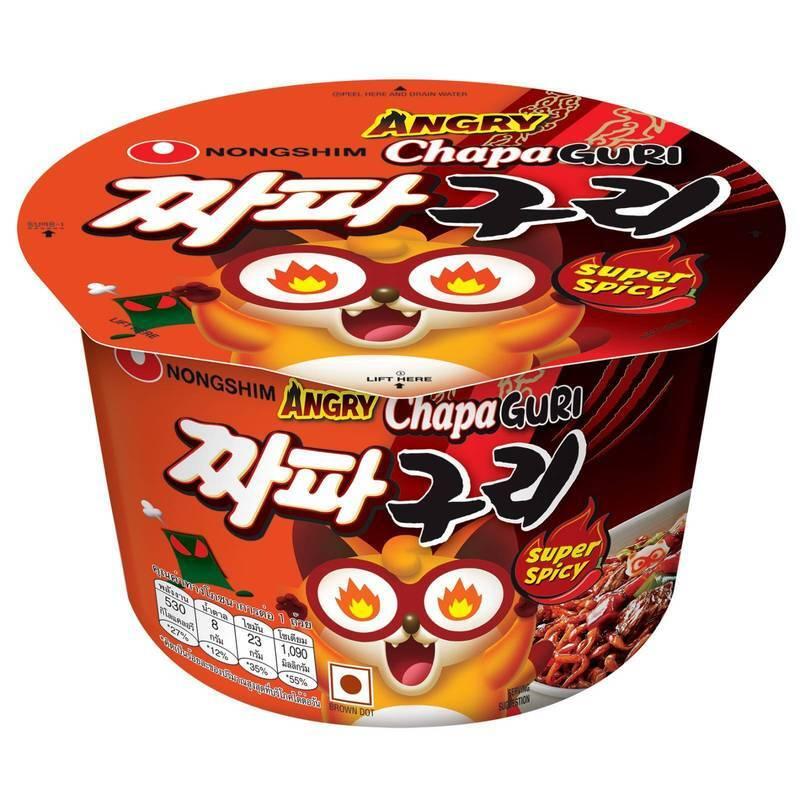 Локшина Чапагурі гострий 114 г, Nongshim!!!Уцінка (термін до 04.2025), фото 1