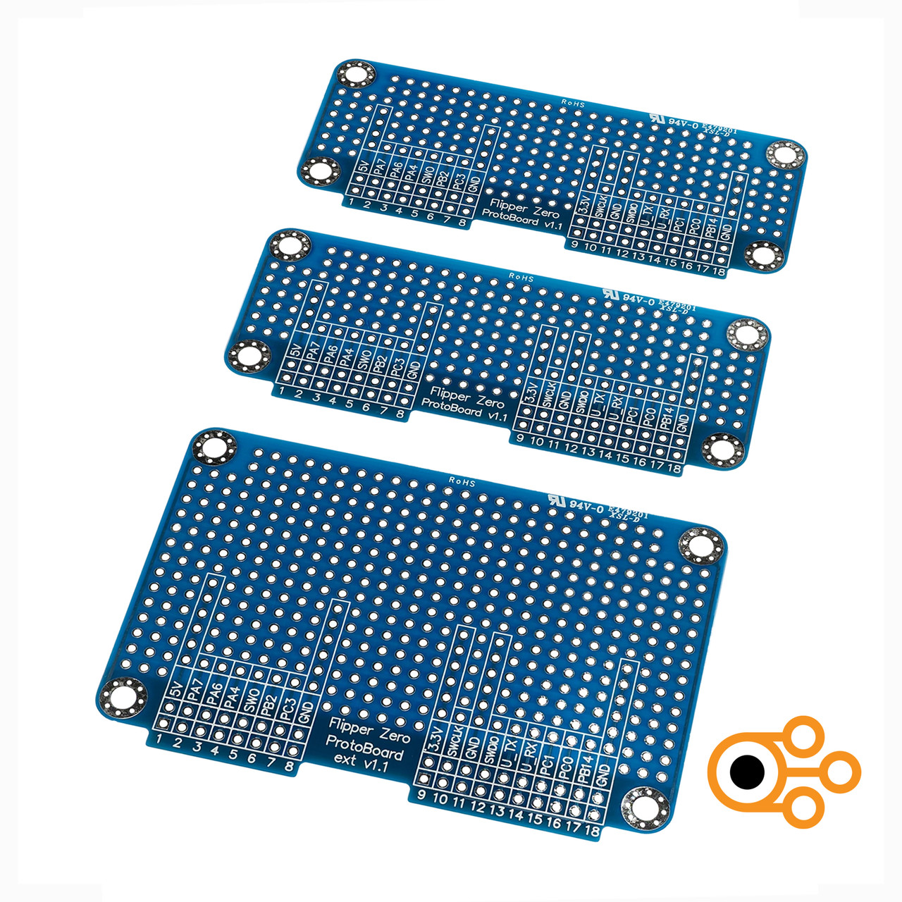 Макетні плати для Flipper Zero (3 шт.)