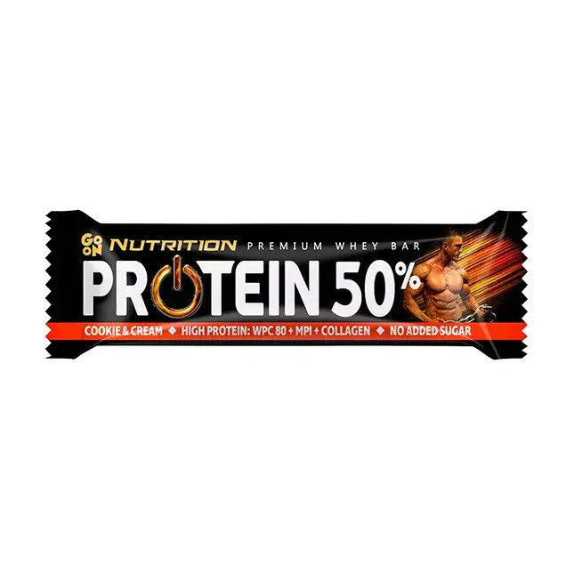 Protein Bar 50% (40 g, cookie & cream), фото 1