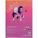 Картон кольоровий двосторонній Kite My Little Pony А4 10 аркушів 10 кольорів LP24-255, фото 4