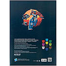 Картон кольоровий двосторонній Kite Transformers А4 10 аркушів 10 кольорів TF24-255, фото 4