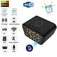 Wi-Fi IP-камера годинник Enpus clock з бездротовою зарядкою. MW365, фото 4