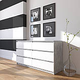 Комод на 6 висувних ящиків c фасадами без ручок R-7, фото 5