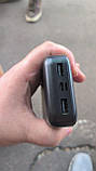 Зовнішній акумулятор повербанк power bank Lenyes PX263 20000mAh компактний універсальний на 2 входи Чорний, фото 5