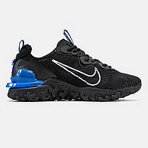 Чоловічі Кросівки Nike React Vision Black Blue / Найк Реакт Віжен Чорні з Синім, фото 3