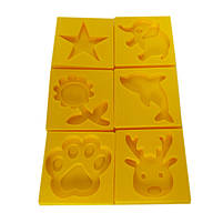 Набір для дитячої творчості Magical Waterscape, Чарівний пейзаж, сачок, пензлик, рідина, формочки, в боксі 20*13*12,5см (691), фото 4