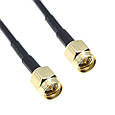 Кабель подовжувач RG174 роз'єму SMA Male to SMA Male 5 метрів антени WIFI/4G, фото 2