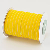 Стрічка оксамитова 0,6 см, жовта