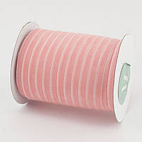 Стрічка оксамитова 0,6 см, персикова