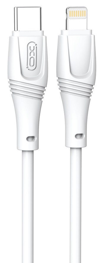 Кабель XO NBQ239A Zeus Series High Elastic Type-C to Lightning - 27W - 1m White