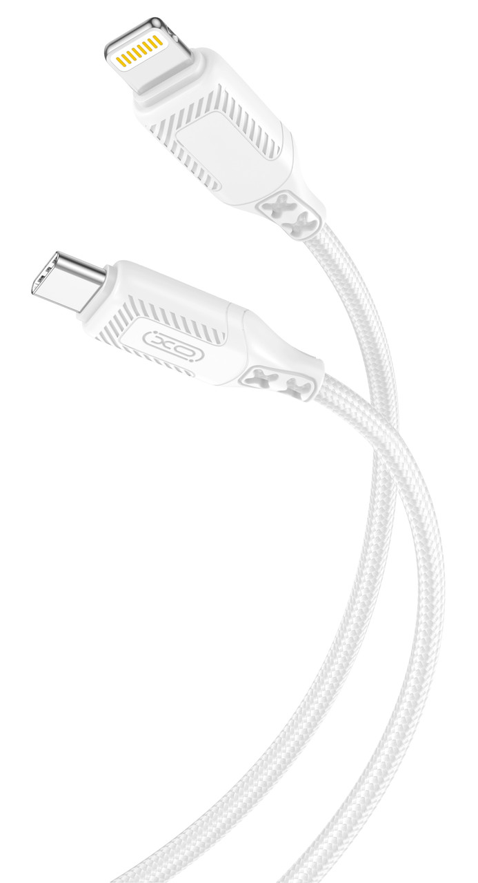 Кабель XO NBQ236A Braided Type-C to Lightning - 27W - 1m White