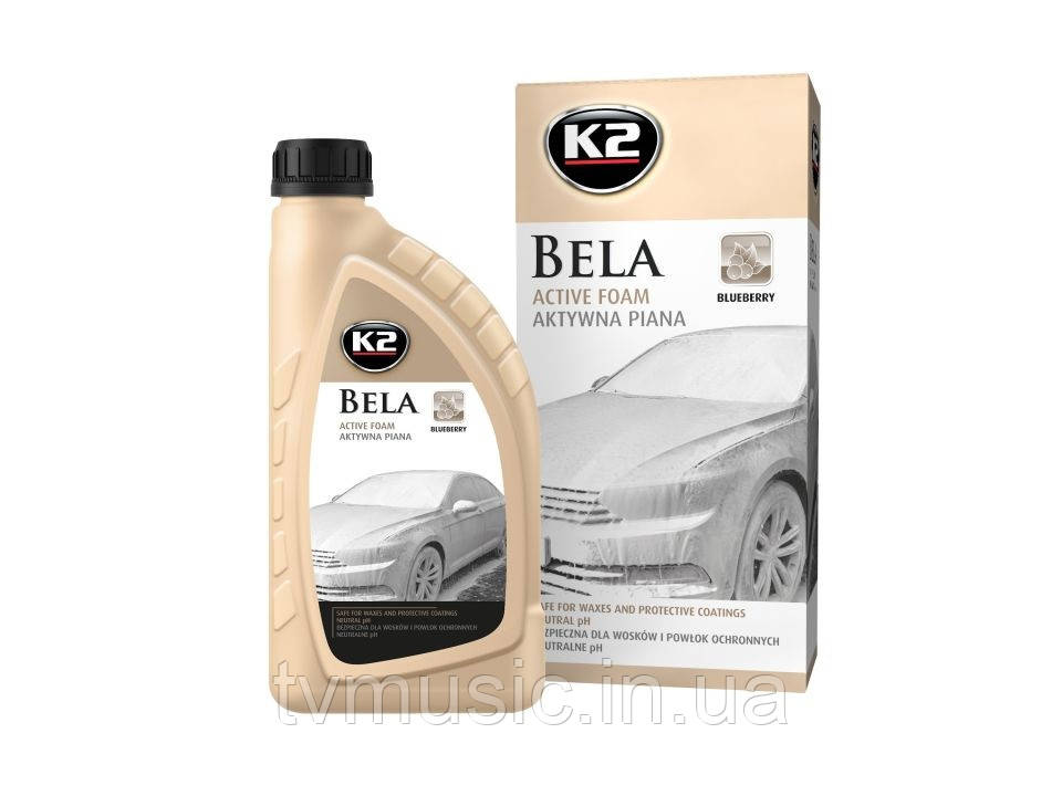 Активна піна для миття авто K2 Bela Blueberry 1000 мл (G100BB)