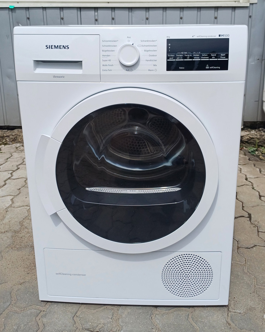 Сушильна машина Сіменс Siemens iQ500 WT45W4B1 iSensoric autoDry 8 кг