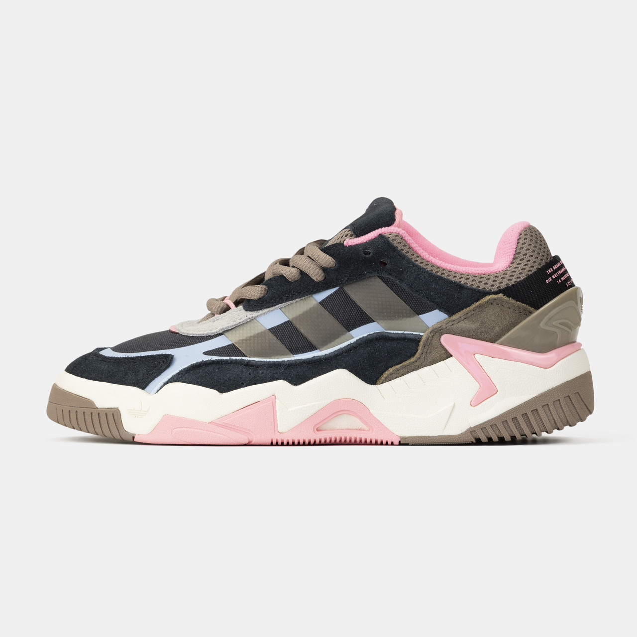 Жіночі Кросівки Adidas Niteball v2 Black Brown Pink / Адідас Найтбол в2 Чорні з Коричневим та Рожевим