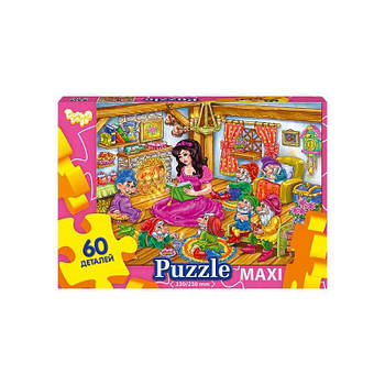 Пазли 60 елементів максі, серія 10 "Білосніжка" Mx60-10-03 G-Rich