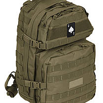 Набір шевронів 2 шт з липучкою карта Туз Пік 5х8 см Ace of Spaces чорний вишитий патч нашивка шеврон, фото 3