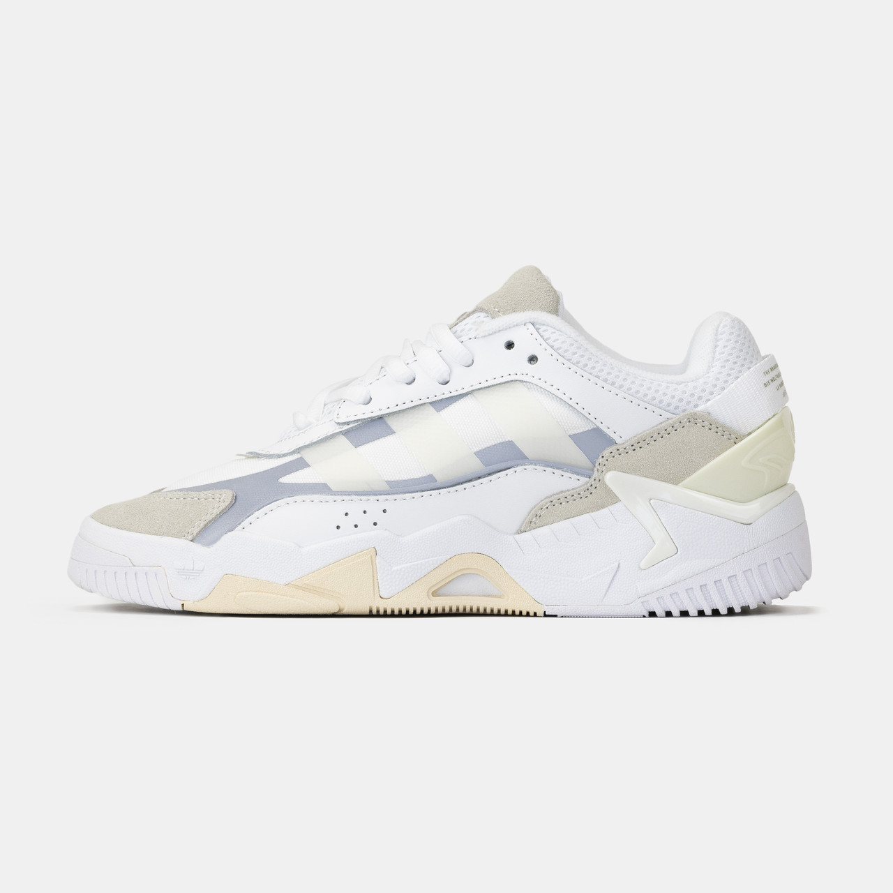 Кросівки Adidas Niteball v2 White Beige / Адідас Найтбол в2 Білі з Бежевим