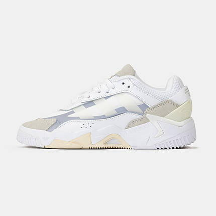 Кросівки Adidas Niteball v2 White Beige / Адідас Найтбол в2 Білі з Бежевим, фото 1