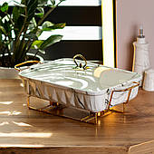 Марміт других страв 2 літри настільний керамічний для шведського столу