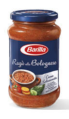 Соус натуральний томатний Barilla Ragu alla Bolognese з м'ясним фаршем, 400 г.
