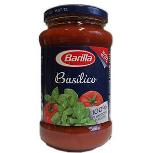 Натуральний томатний Соус Barilla Basilico з базиліком, 400 гр.