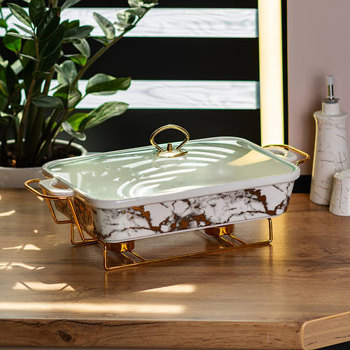 Мармит настольный 2 литра прямоугольник с крышкой Подогреваемая ...