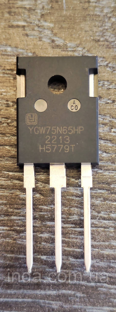 Транзистор YGW75N65HP Оригінал!!! 150A/75A, 650V, IGBT (заміна для YGW75N65F1) TO-247