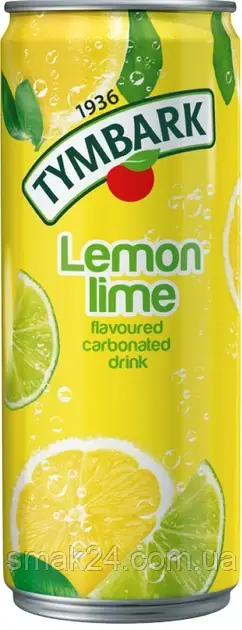 Напій газований Tymbark Лайм-лимон 330 мл Польща