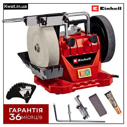Точило комбіноване 125 Вт Einhell TC-WG 200 Два камені Мокре шліфування, фото 1