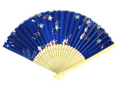 Віяло ручне з квітами