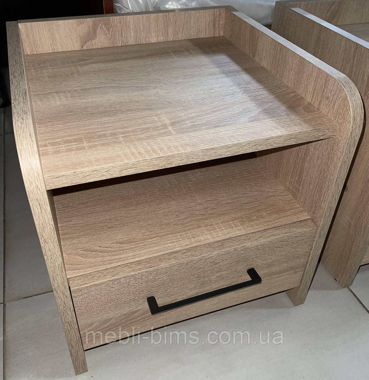 Приліжкова тумбочка Дуб сонома, фото 1