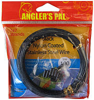 Поводочний матеріал Angler's Pal - 1x7 - 10m - Чорний - Сталь - 100lb