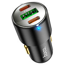 АЗП блочок 45W 2PD/1USB NZ6 black Hoco, фото 3
