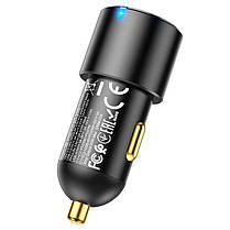 АЗП блочок 45W 2PD/1USB NZ6 black Hoco, фото 6