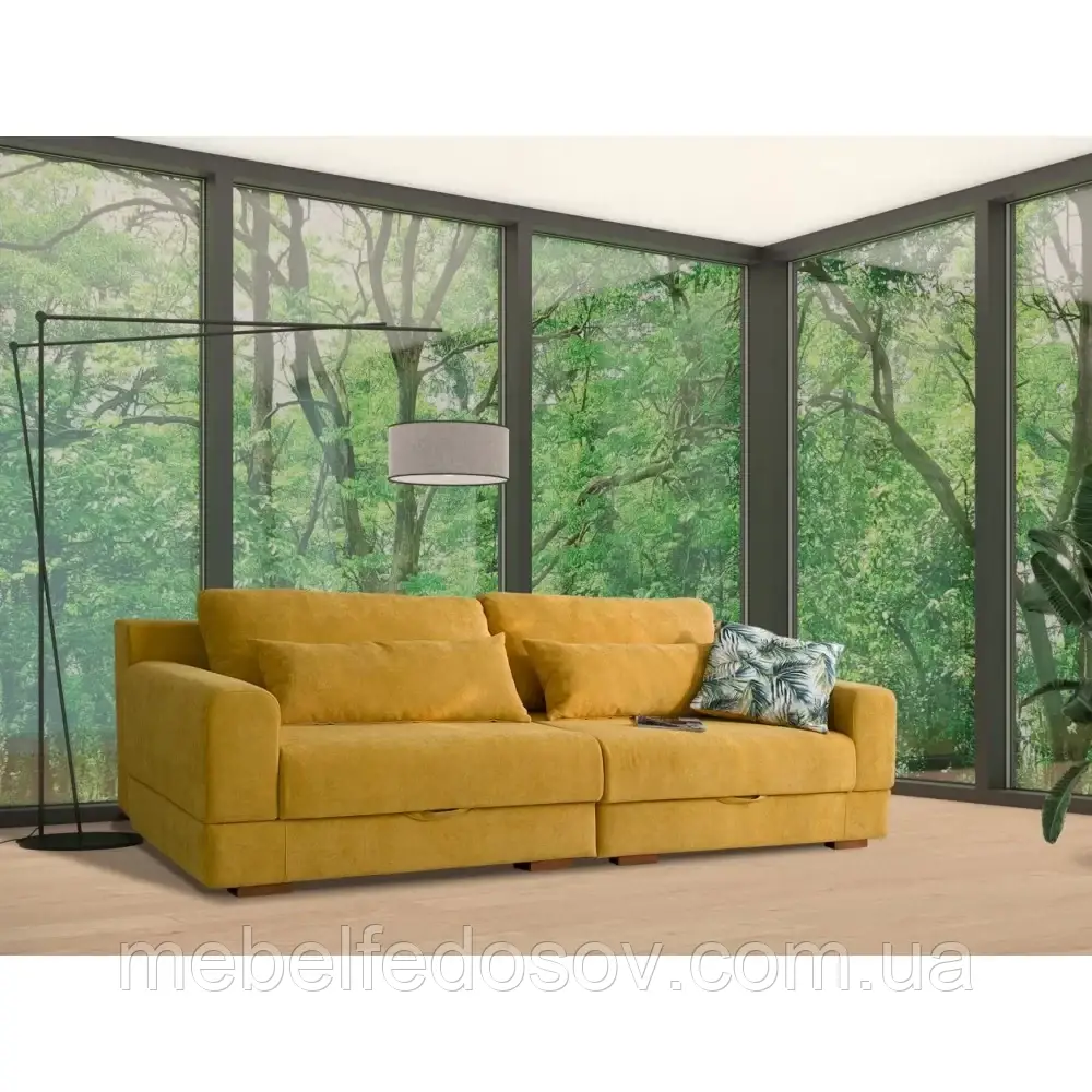 Диван Хілтон Компакт(сп 1.8/ 2 м)(Єврософ/Eurosof) 2400х1080 (сп 1570х2020)Poket, фото 1