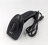 1D, 2D CMOS сканер штрих-кодів дротовий Heroje C-1271 з датчиком руху чорний (C-1271), фото 2