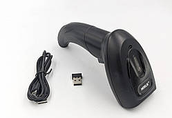 1D, 2D CMOS сканер штрих-коду, QR коду бездротовий USB Heroje C-1270W з датчиком руху чорний (C-1270W)