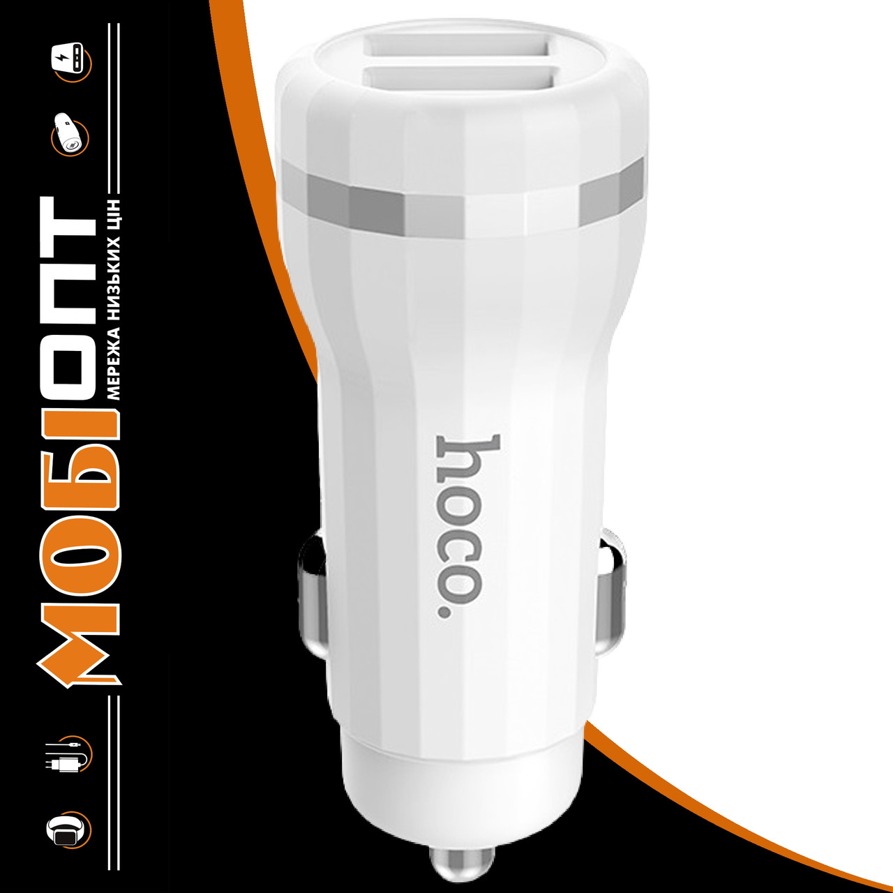 АЗП блочок 5V/2.4A 2USB Z27 Hoco