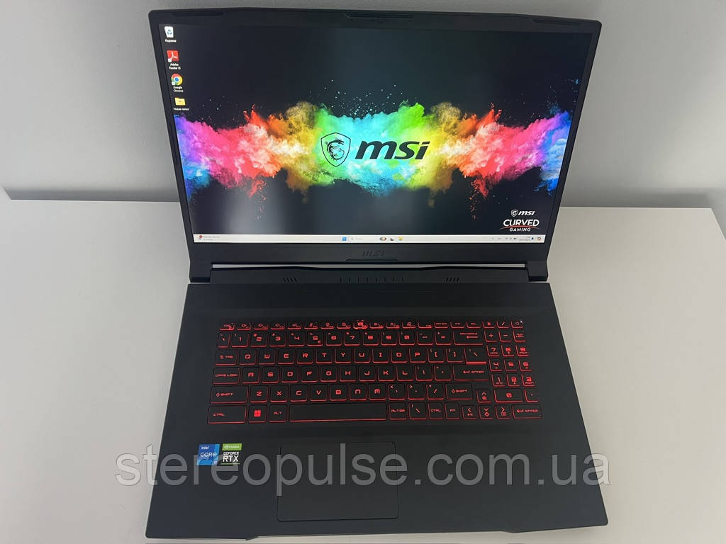 Ігровий ноутбук MSI GF76 Katana (MS-17L2): i7-11800H/ RTX3050 Ti(4Gb)/ 16Gb DDR4/ 512Gb SSD